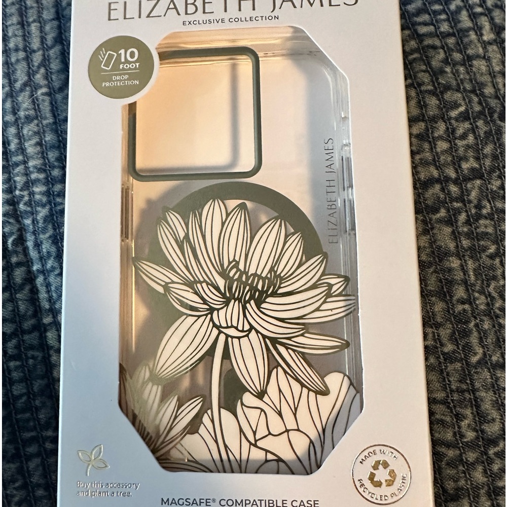 Elizabeth and James - Dahlia a-la Mode phone case- fits iPhone 14Pro - new!